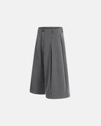 Pleated Stud Detail Tailored Shorts | Flation Streetwear