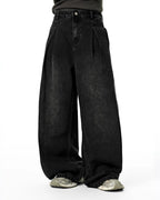 Acid Washed Super Baggy Jeans | Flation Streetwear