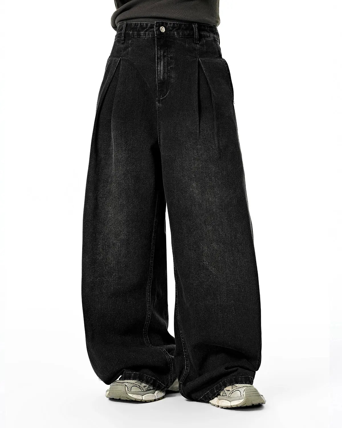 Acid Washed Super Baggy Jeans | Flation Streetwear