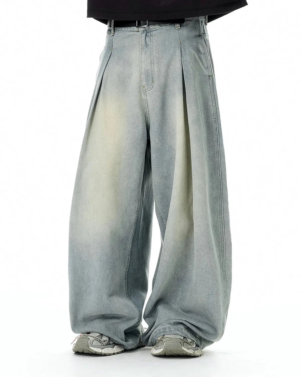 Acid Washed Super Baggy Jeans | Flation Streetwear