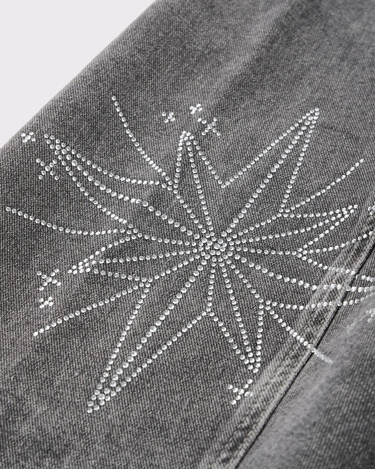 Star Graphic Rhinestone Barrel Baggy Jeans | Flation Streetewear