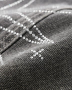 Star Graphic Rhinestone Barrel Baggy Jeans | Flation Streetewear