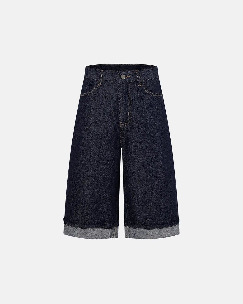 Cinch Back Baggy Denim Jorts | Flation Streetwear