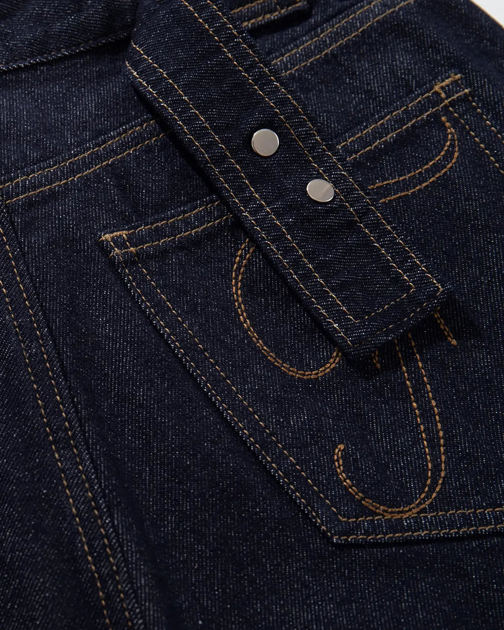 Cinch Back Baggy Denim Jorts | Flation Streetwear