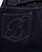 Cinch Back Baggy Denim Jorts | Flation Streetwear