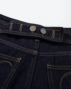 Cinch Back Baggy Denim Jorts | Flation Streetwear