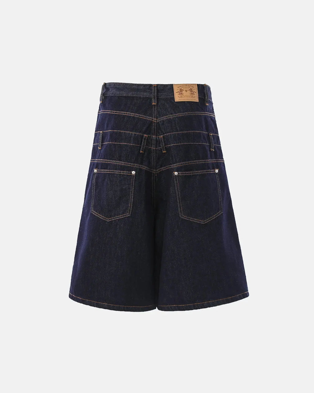 Double Waist Rivet Baggy Jorts | Flation  Streetwear