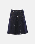 Double Waist Rivet Baggy Jorts | Flation  Streetwear