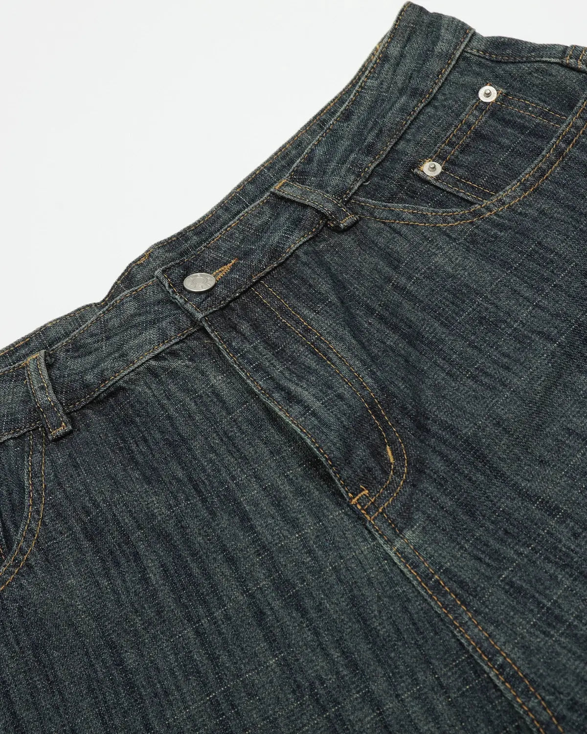 Raw Wide-Leg Long Jorts | Flation Streetwear