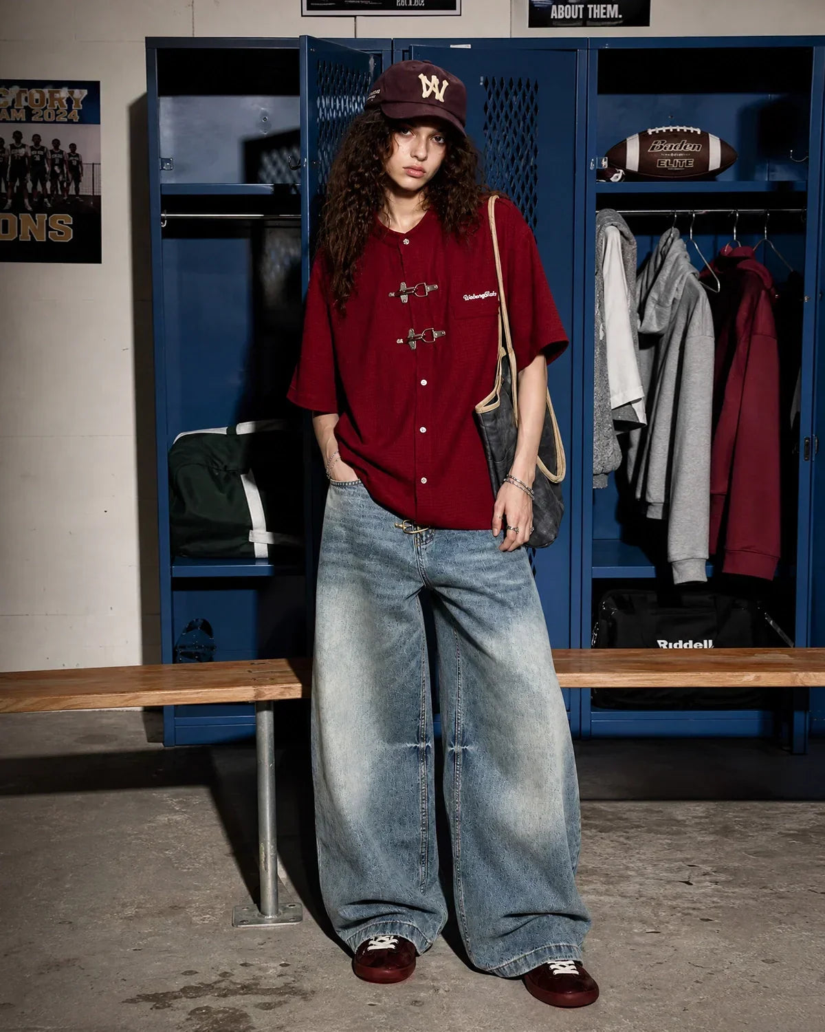 Asymmetric Buckle Denim Overalls Jeans | Flation Streetwear