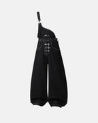 Asymmetric Buckle Denim Overalls Jeans | Flation Streetwear