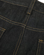 Asymmetric Buttons Bootcut Jeans | Flation Streetwear