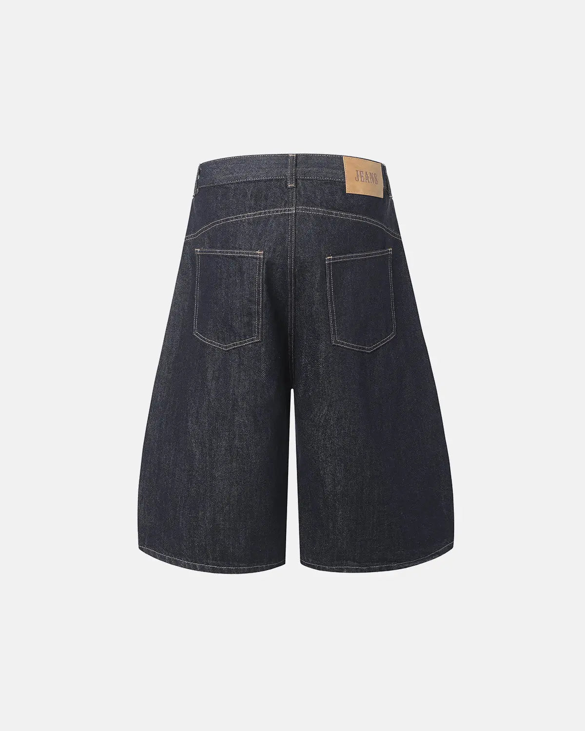 Deconstructed Scimitar Denim Longline Jorts | Flation Streetwear