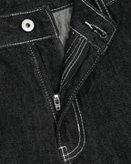 Raw Denim Cargo Longline Shorts | Flation Streetwear
