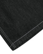 Raw Denim Cargo Longline Shorts | Flation Streetwear