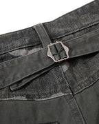 Camo Patchwork Barrel Pants | Flation Streetwear