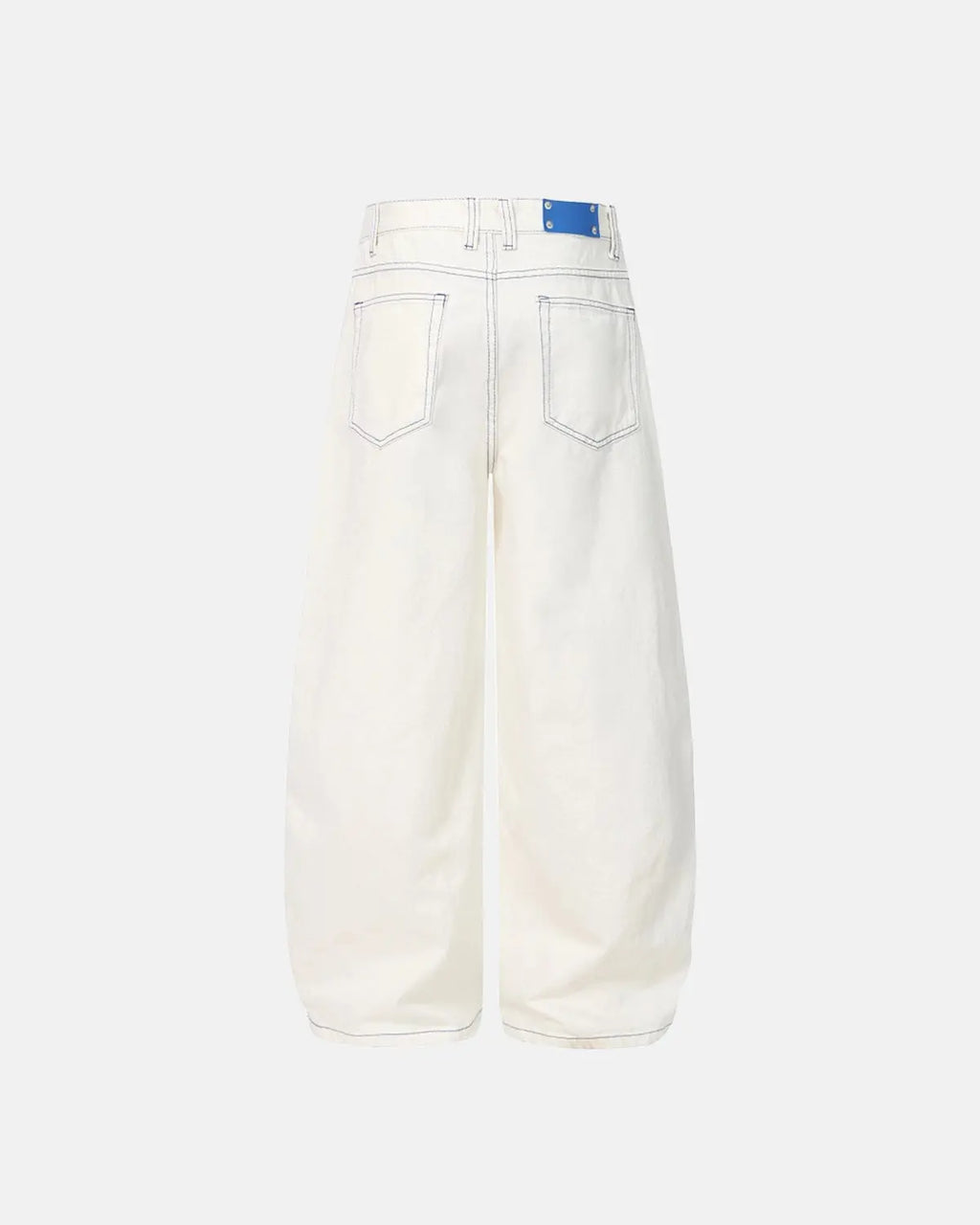 Contrast Stitch Baggy Jeans | Flation Streetwear
