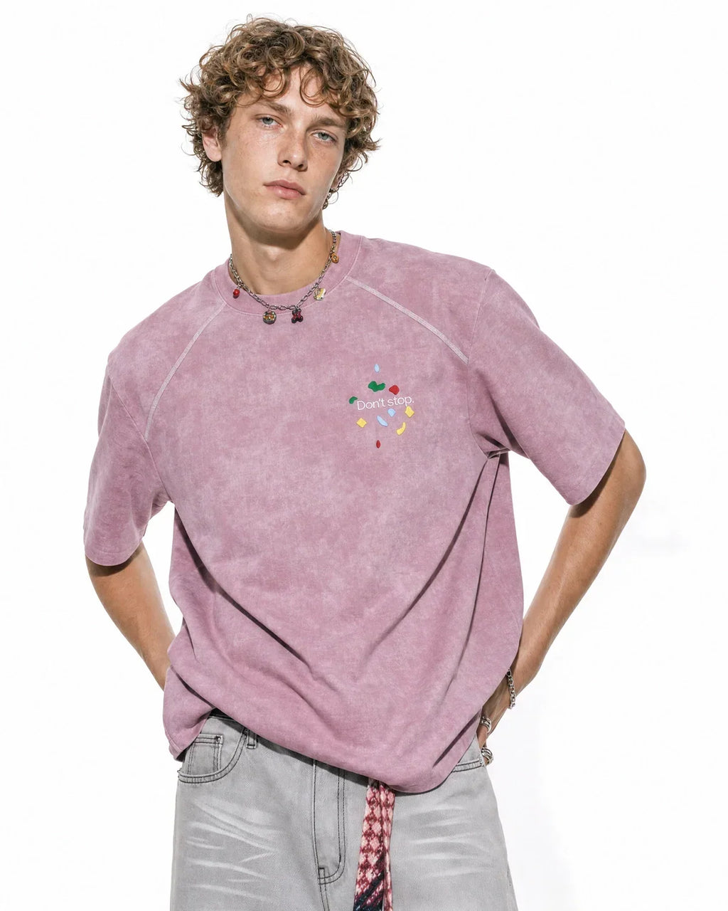 Climbing Graphic Puff Print T-Shirt | Flation Streetwear