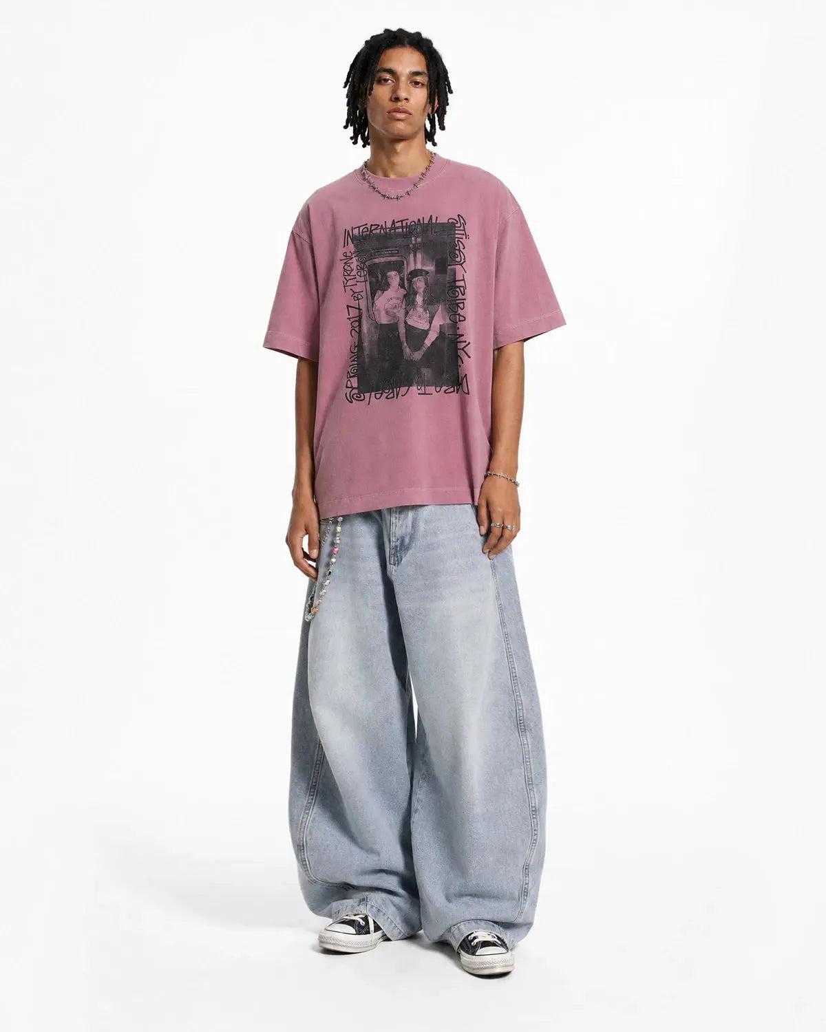 Vintage Graphic Washed Oversized T-Shirt | Flation Streetwear