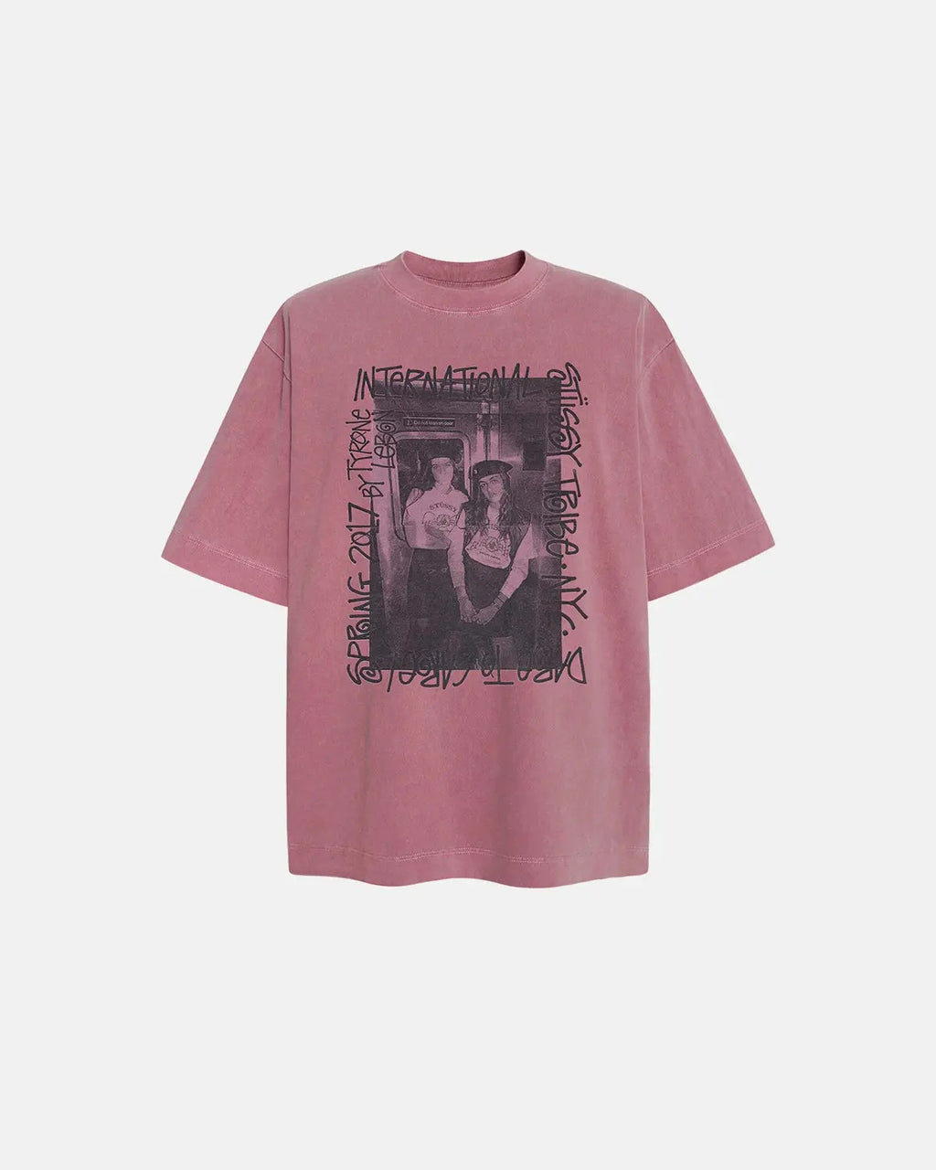 Vintage Graphic Washed Oversized T-Shirt | Flation Streetwear