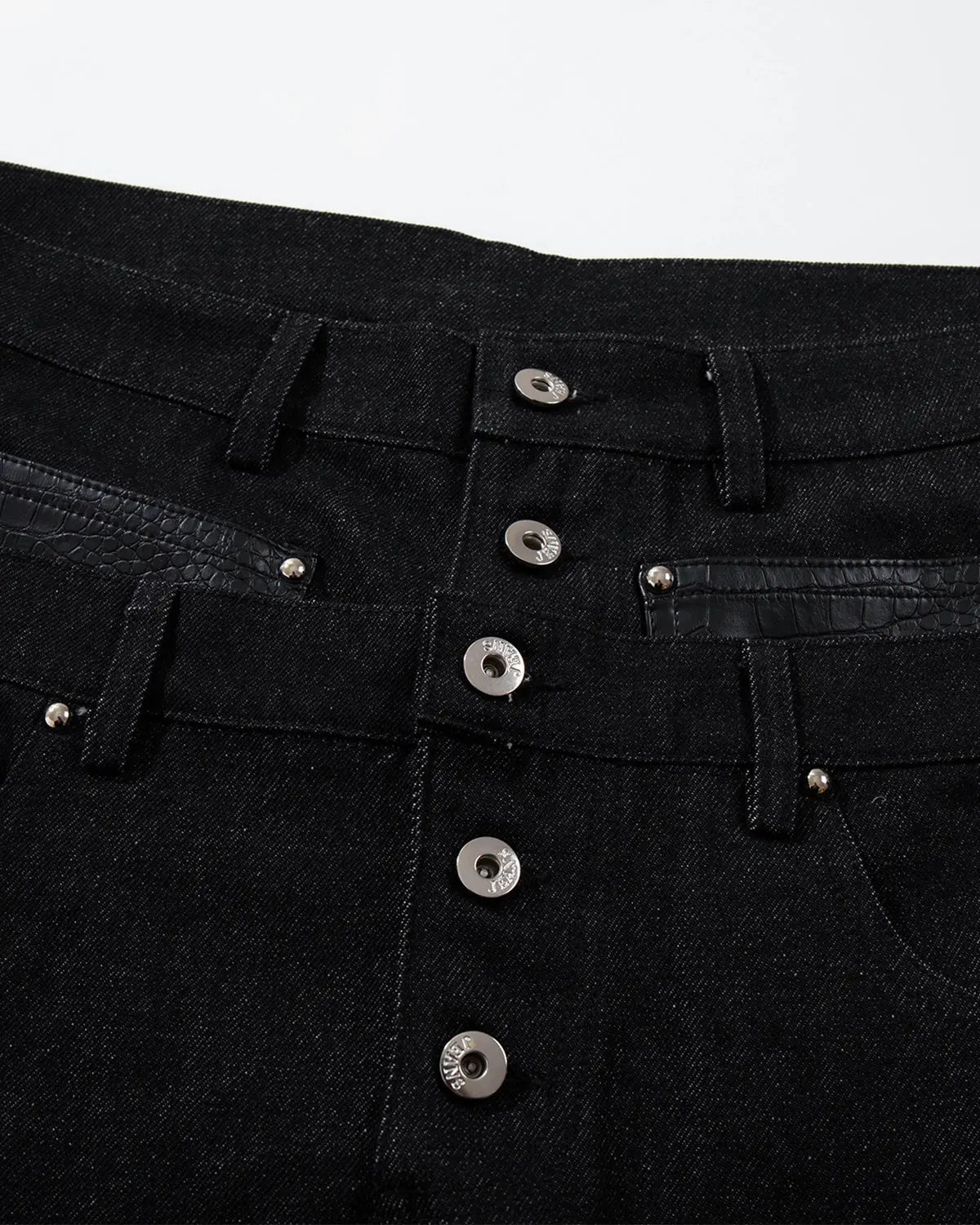 Double Wasit Raw Super Baggy Jeans | Flation Streetwear