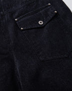 Buttons Up Raw Blue Baggy Jeans | Flation Streetwear