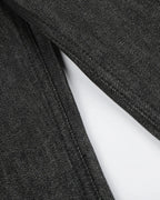 Button Detail Raw Baggy Jeans | Flation Streetwear
