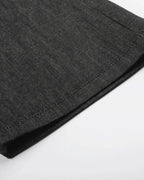 Button Detail Raw Baggy Jeans | Flation Streetwear