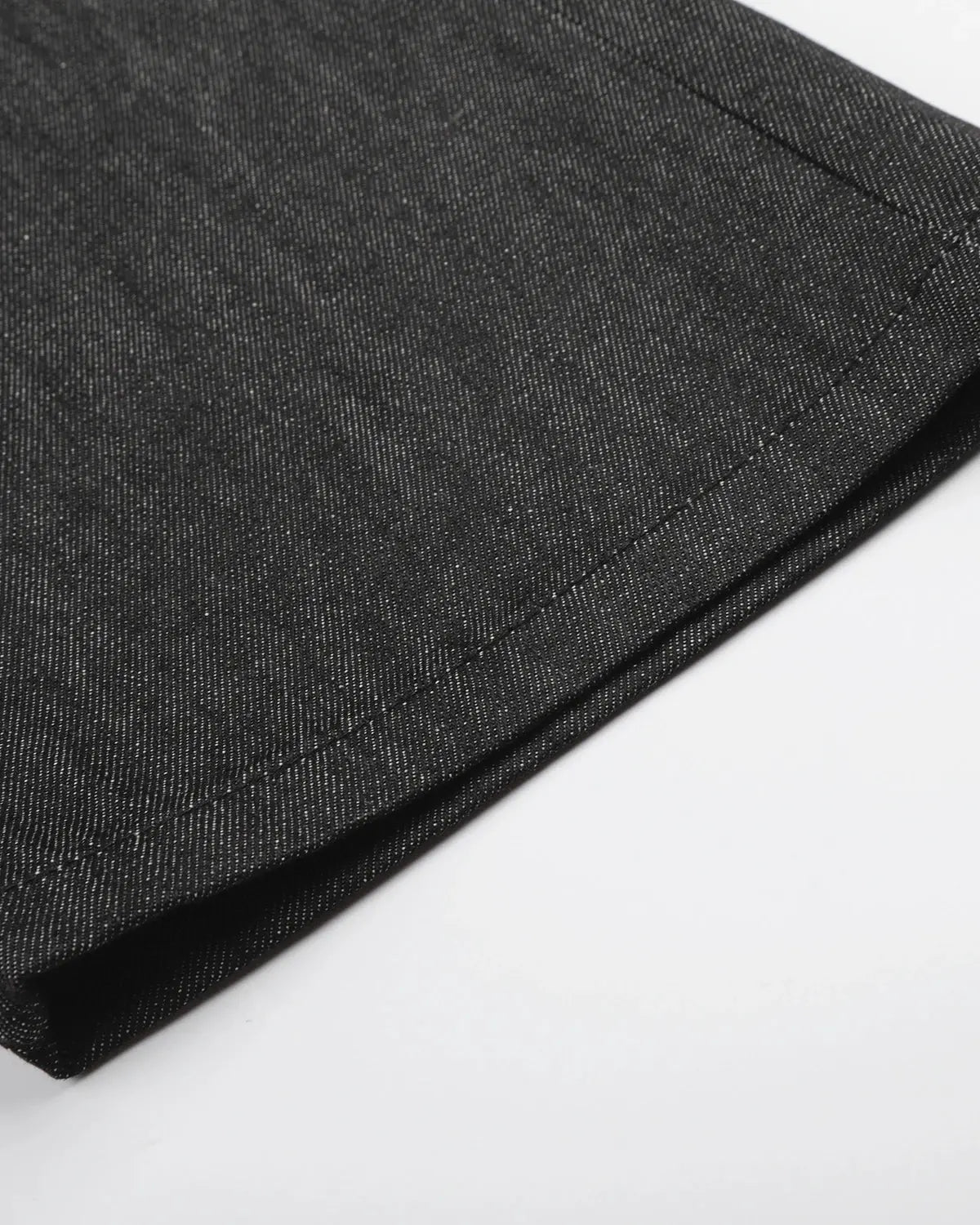 Button Detail Raw Baggy Jeans | Flation Streetwear
