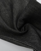 Button Detail Raw Baggy Jeans | Flation Streetwear