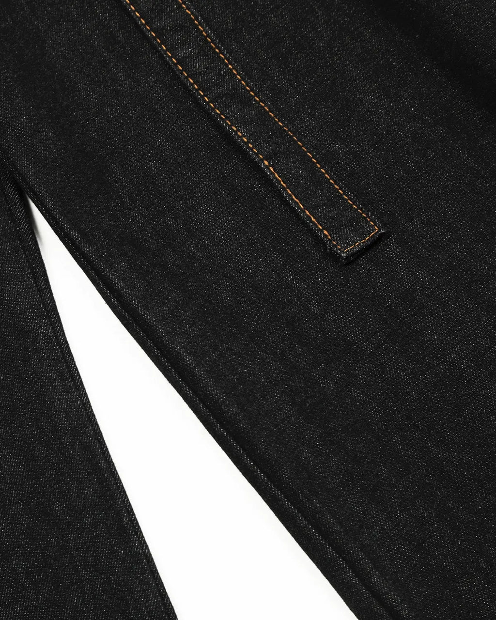 Contrast Stitch Raw Baggy Jeans | Flation Streetwear