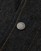 Metal Toggle Raw Denim Jacket | Flation Streetwear