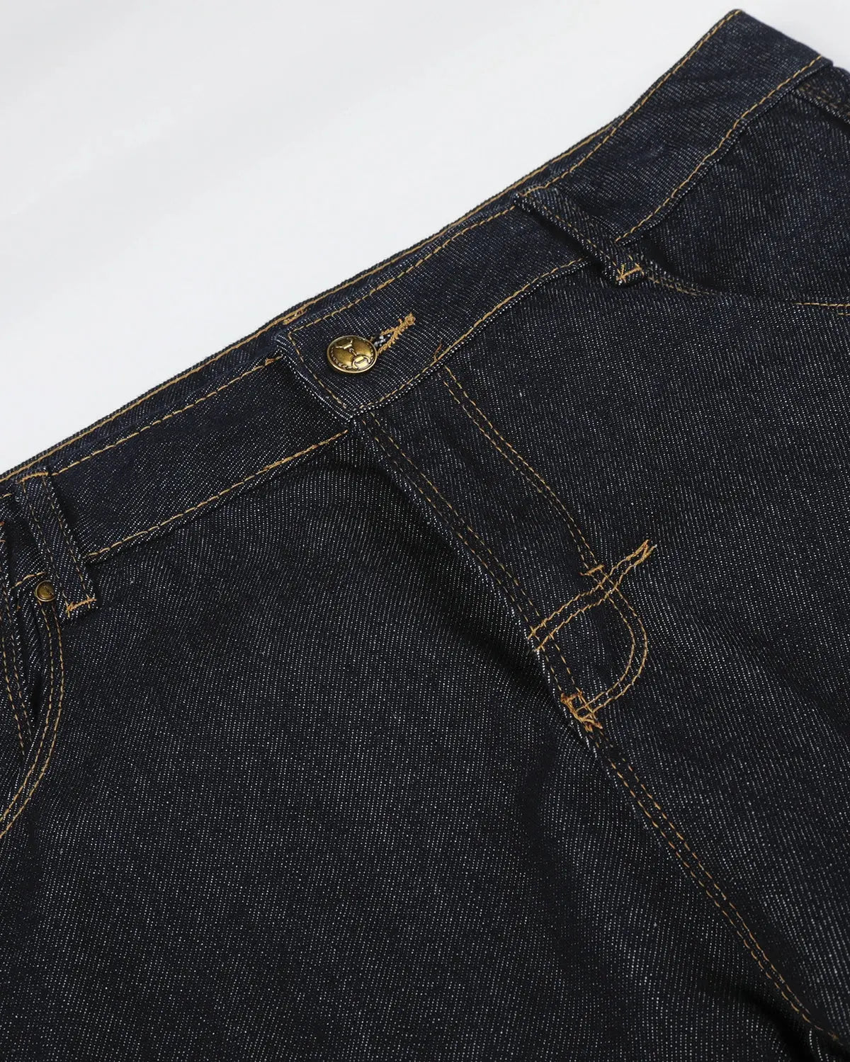 Raw Wash Barrel Jeans with Cinch Back | Flation Streetwear