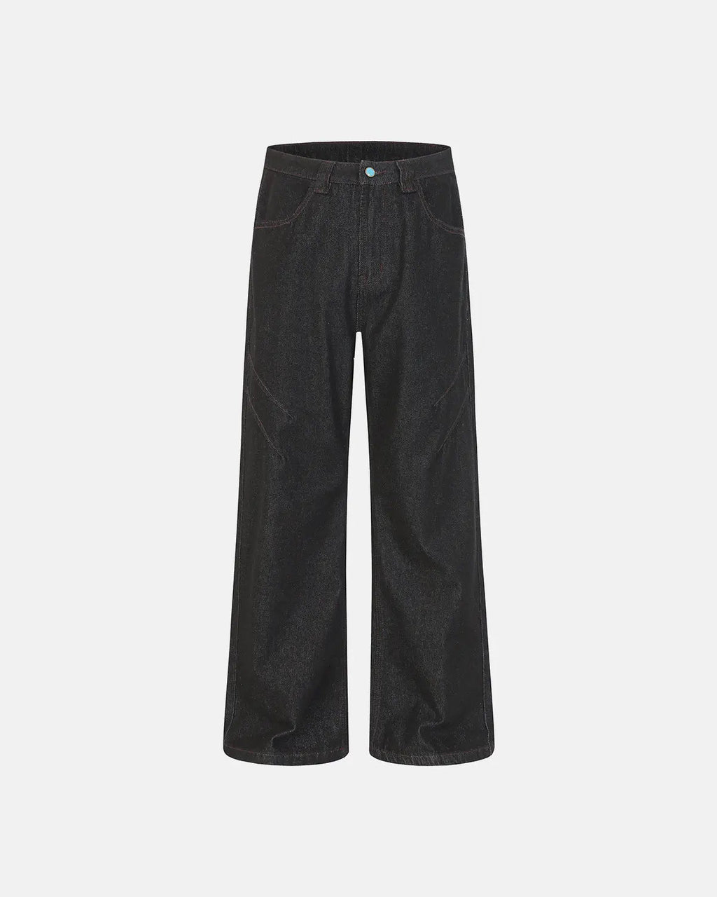 Stitching Deconstructed Raw Bootcut Jeans | Flation Streetwear