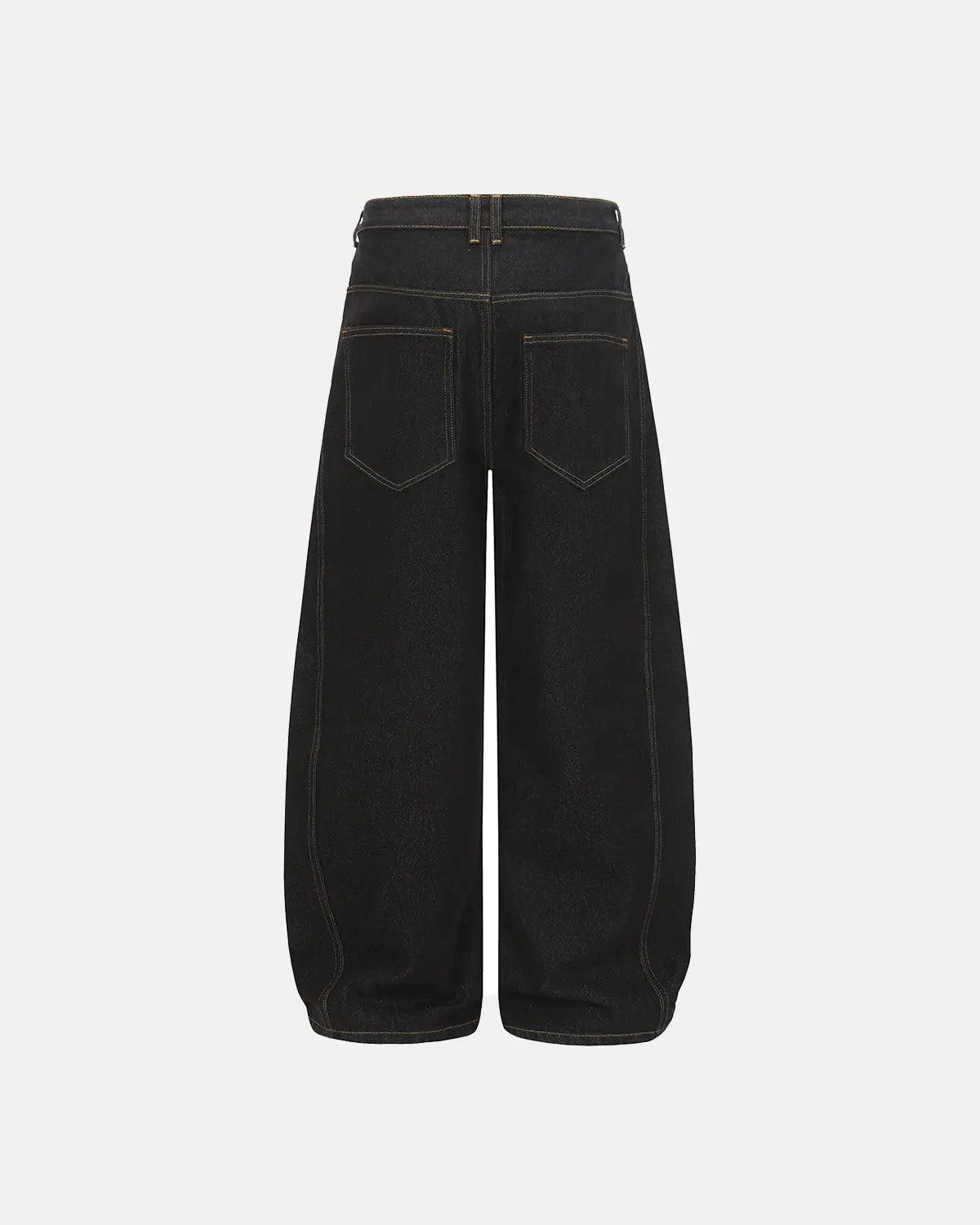 Buttons Up Raw Baggy Jeans | Flation Streetwear