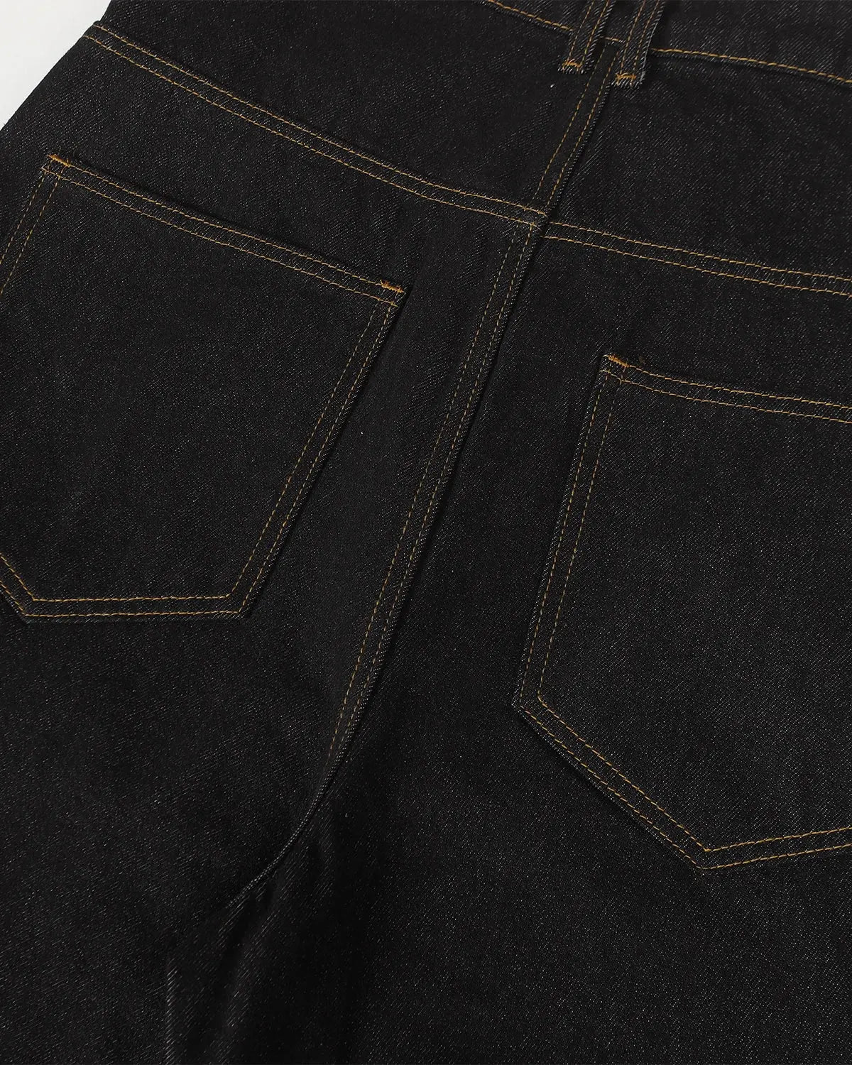Buttons Up Raw Baggy Jeans | Flation Streetwear