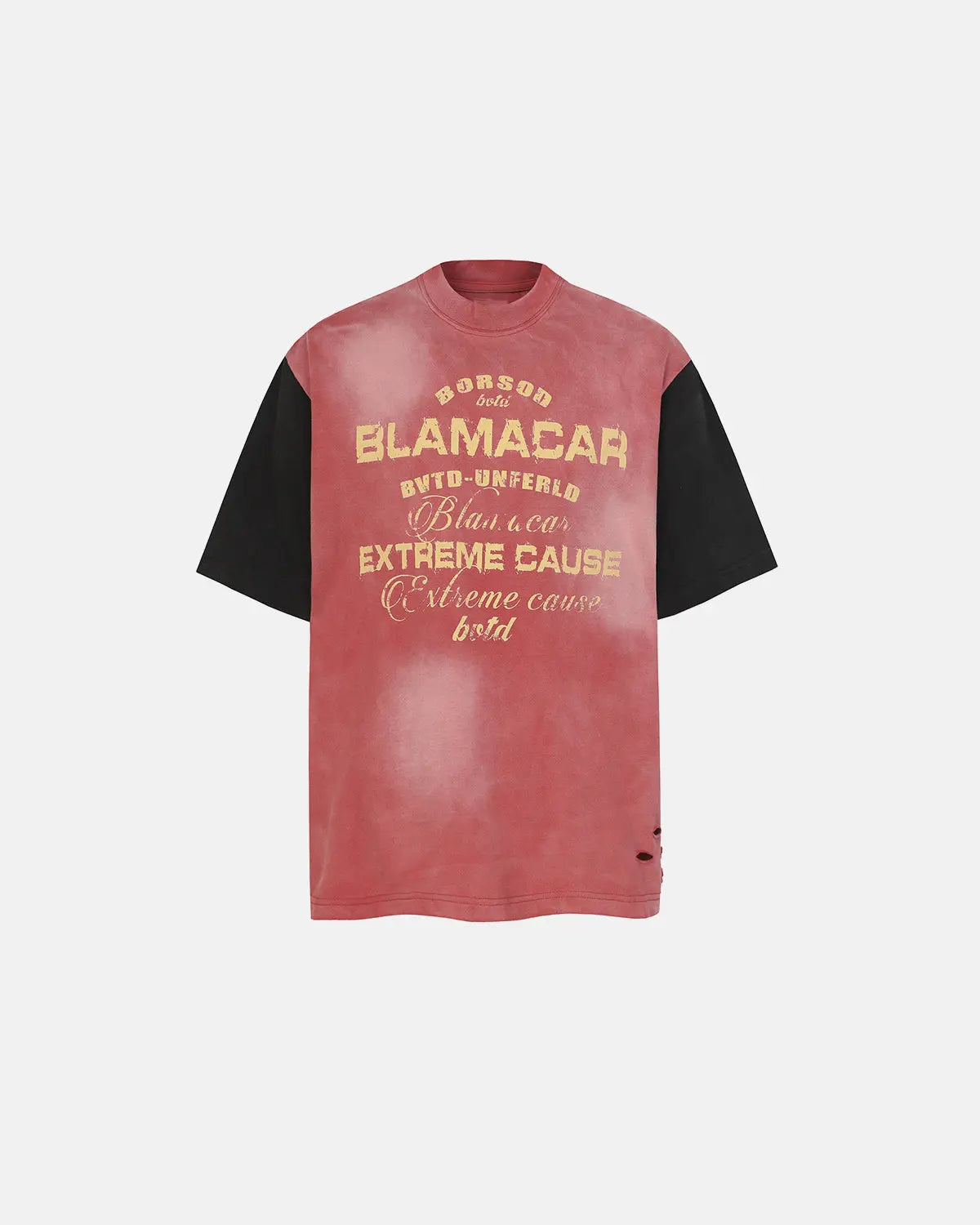 Patchwork Washed Graphic T-Shirt | Flation Streetwear