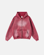 Monkey Wash Ripped Zip Up Hoodies | Flation Streetwear
