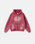 Monkey Wash Ripped Zip Up Hoodies | Flation Streetwear