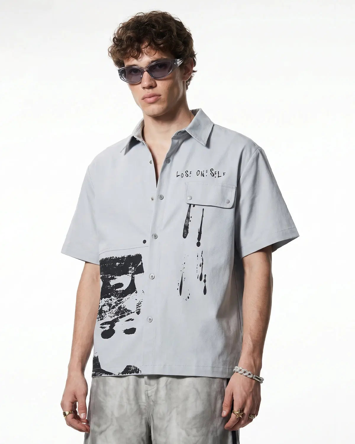Abstract Graphic Printing Shirts | Flation Streetwear