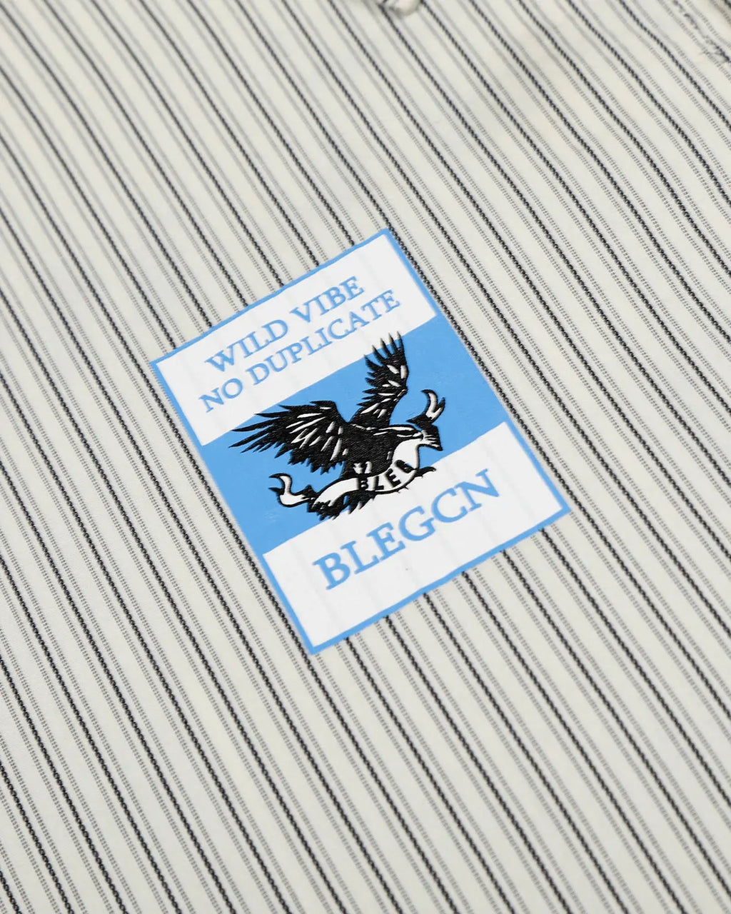 Graffiti Patch Striped Shirts | Flation Streetwear
