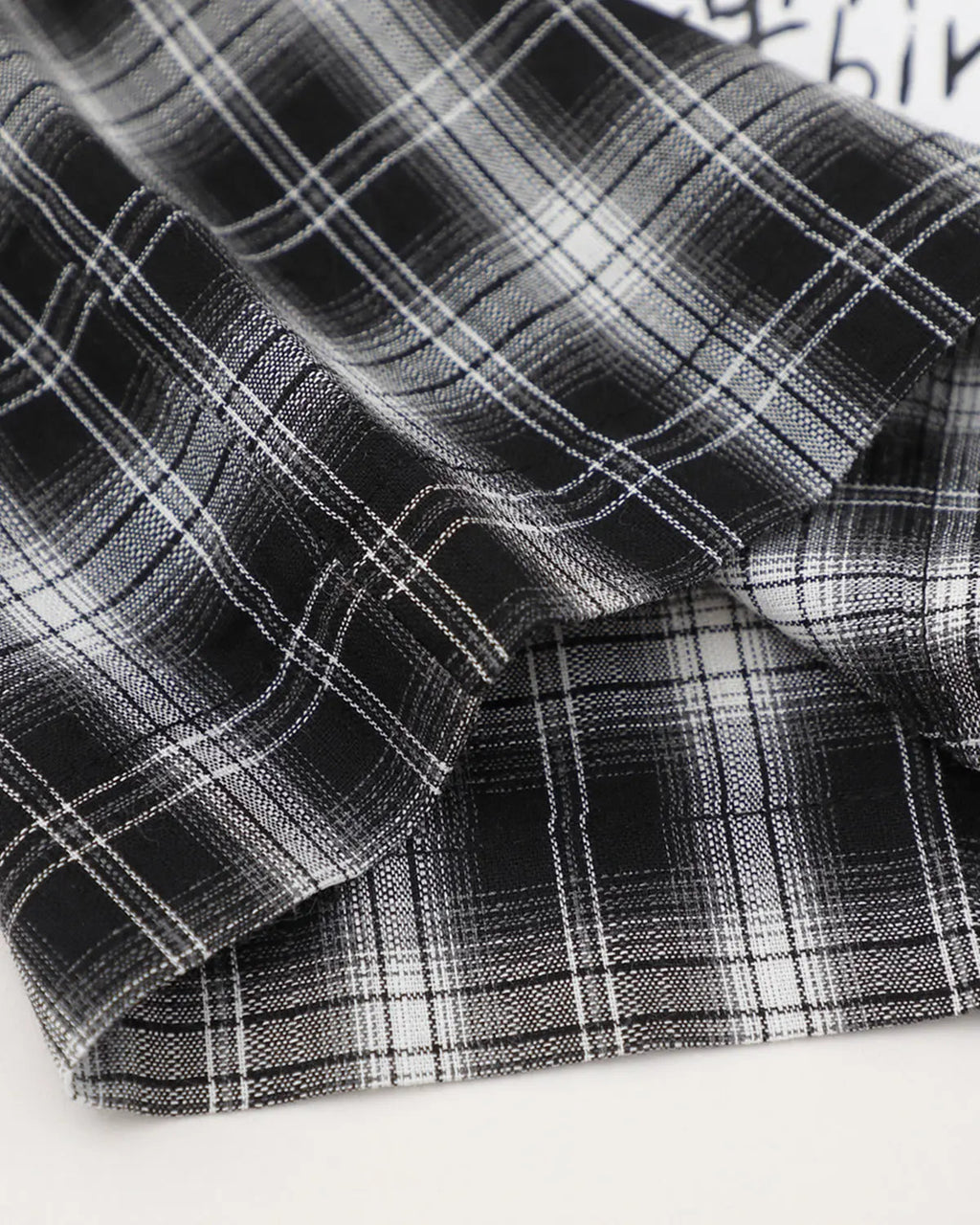Plaid Sticker Graphic Studded Shirt | Flation Streetwear