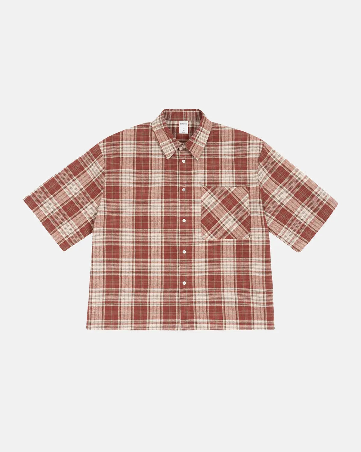 Boxy Fit Plaid Shirts | Flation Streetwear