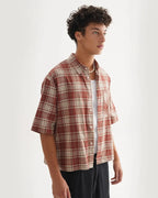 Boxy Fit Plaid Shirts | Flation Streetwear