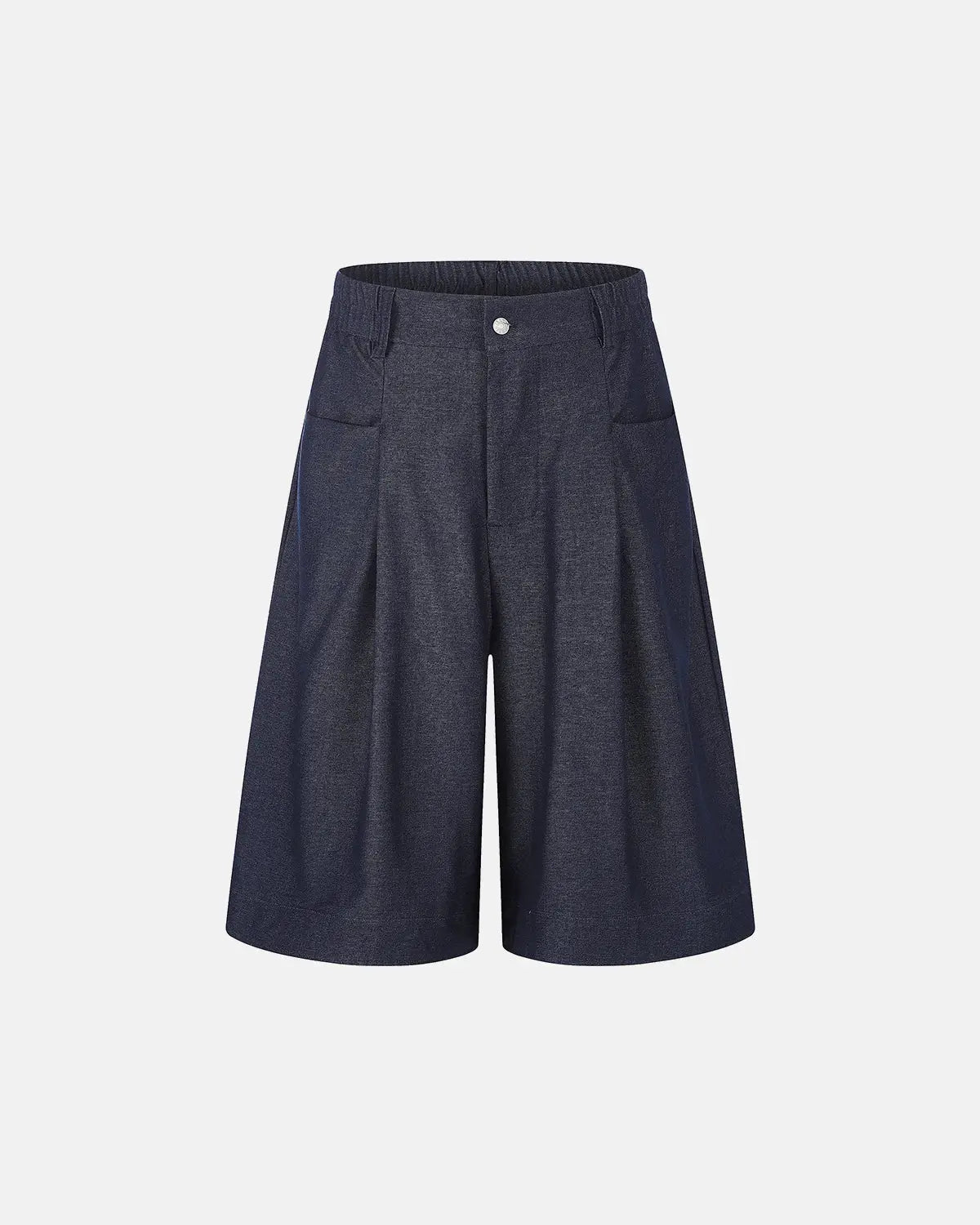 Pleated Wide-Leg Tailored Shorts | Flation Streetwear