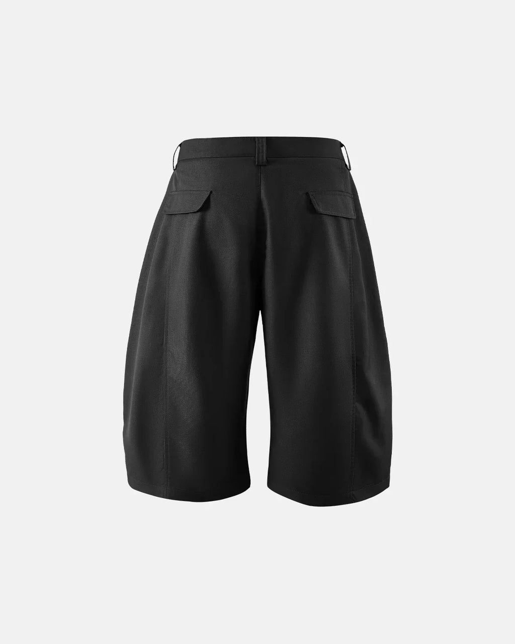 Pleated Barrel Tailored Bermuda Shorts | Flation Streetwear