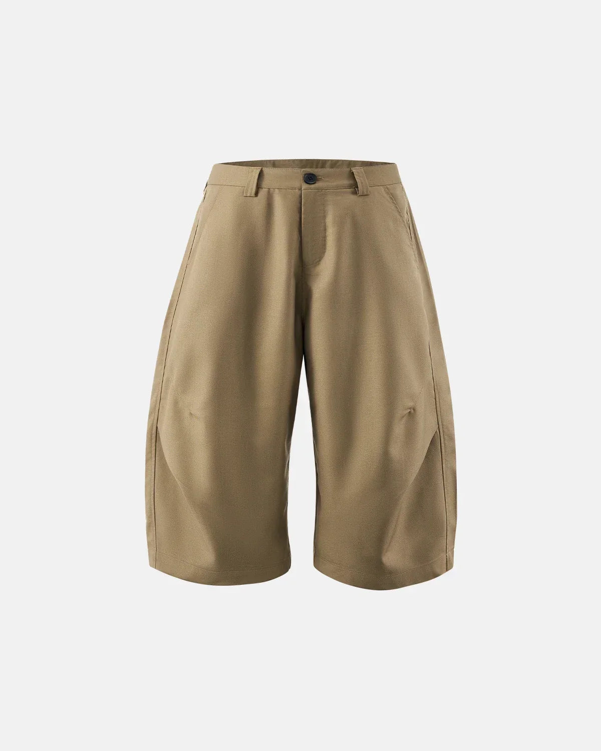 Pleated Barrel Tailored Bermuda Shorts | Flation Streetwear