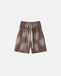 Double Waist Monkey Wash Sweat Shorts | Flation Streetwear