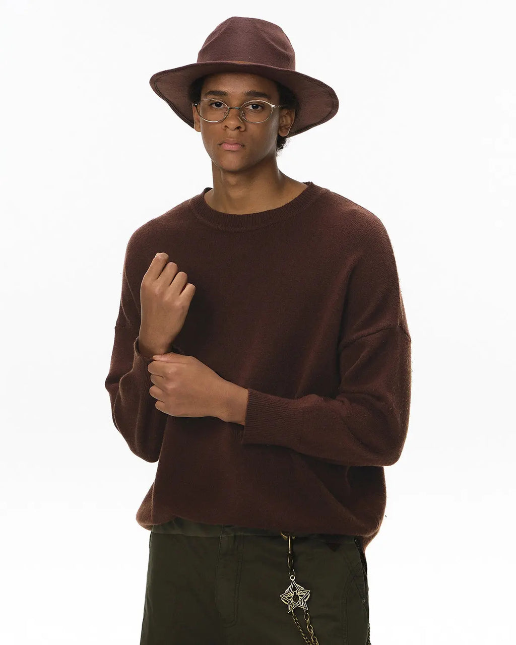 Crew Neck Knit Sweater| Flation Streetwear