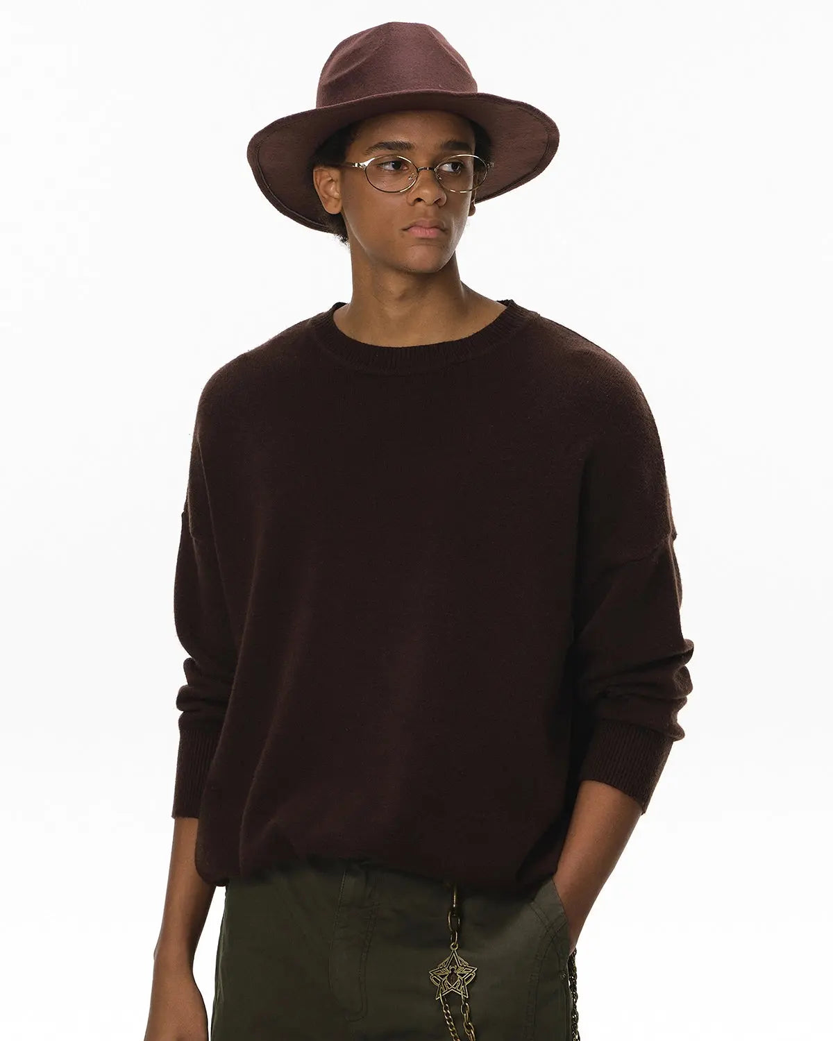 Crew Neck Knit Sweater| Flation Streetwear